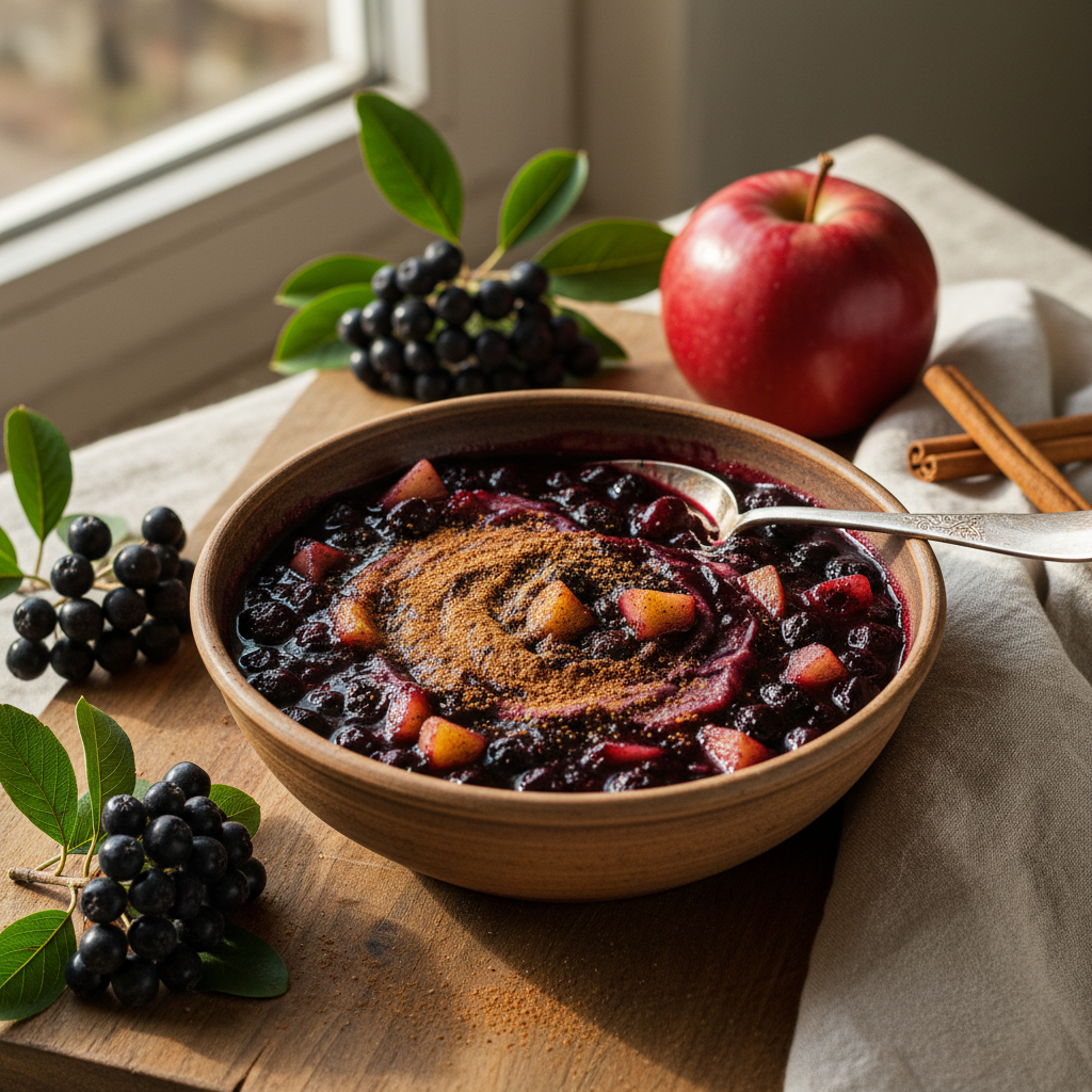 Aronia-Apfelmus mit Zimt – Aronia-Rezept